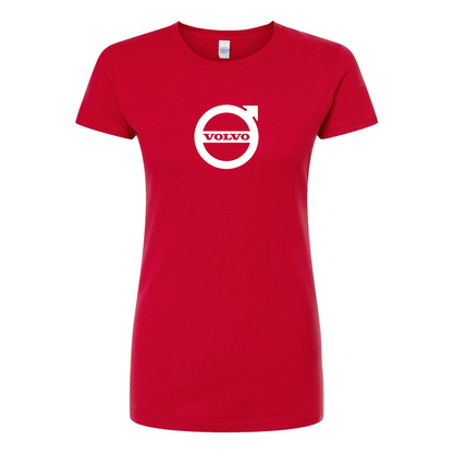 Women’s Volvo Car Round Neck T-Shirt