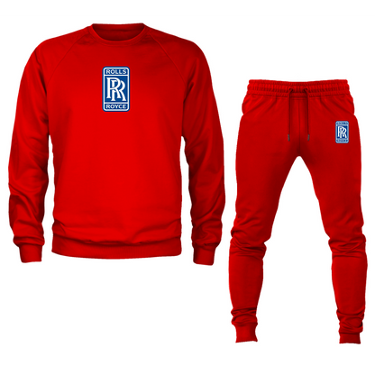 Men’s Rolls Royce Motorsport Car Crewneck Sweatshirt Joggers Suit