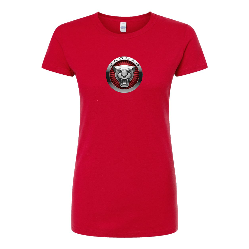 Women’s Jaguar Motorsport Car Round Neck T-Shirt