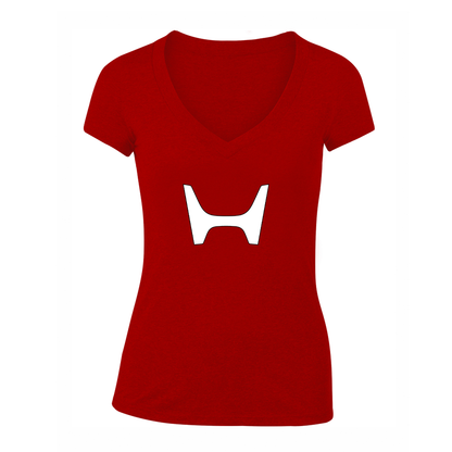 Women's Honda Car New V-Neck T-Shirt