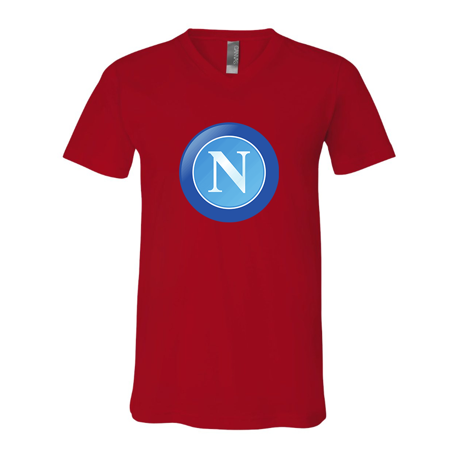 Men’s  Napoli FC  - BELLA + CANVAS - Jersey V-Neck Tee - 3005