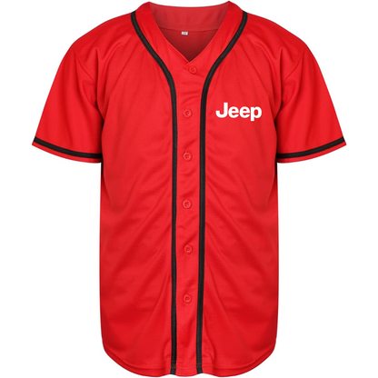 Men’s Jeep Car Baseball Jersey