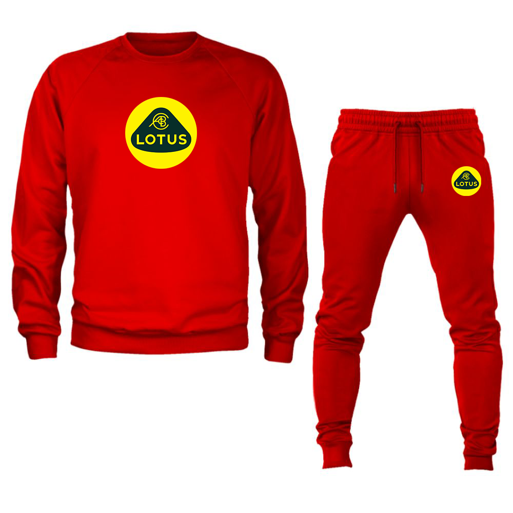 Men’s Lotus Car Crewneck Sweatshirt Joggers Suit