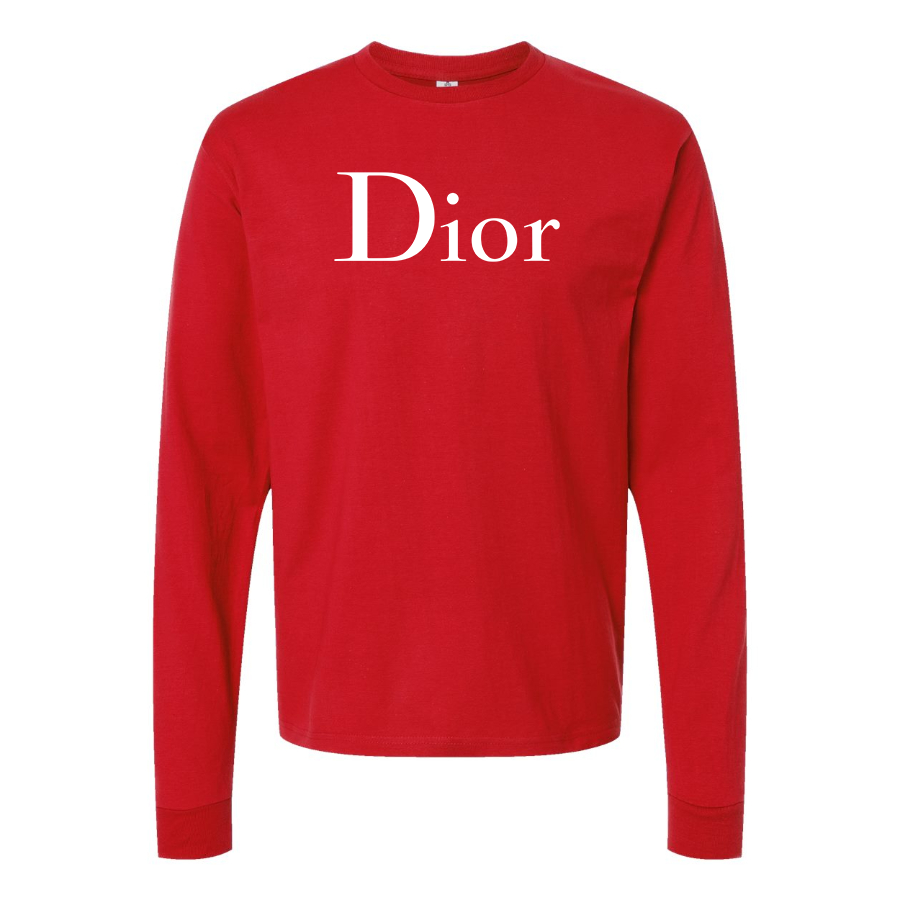 Men's Dior Cotton Long Sleeve T-Shirt