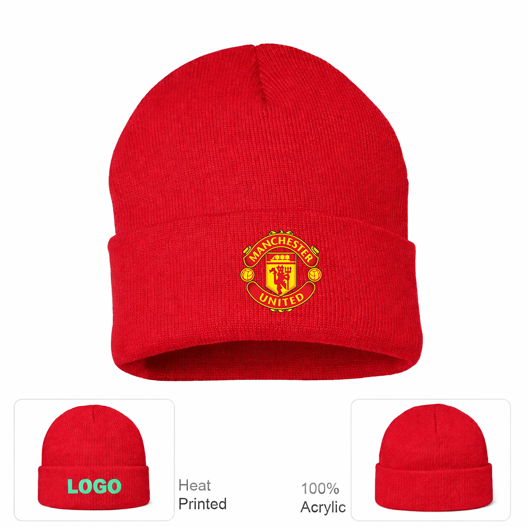 Manchester United Soccer Beanie Hat