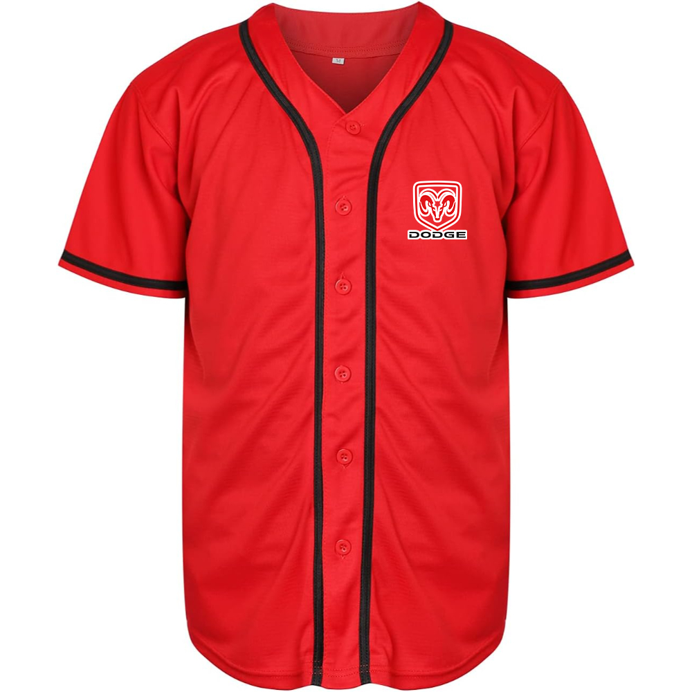 Men’s Dodge Car Baseball Jersey