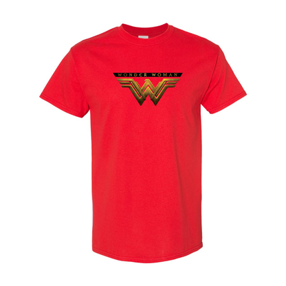 Youth Kids Wonder Woman DC Superhero Cotton T-Shirt