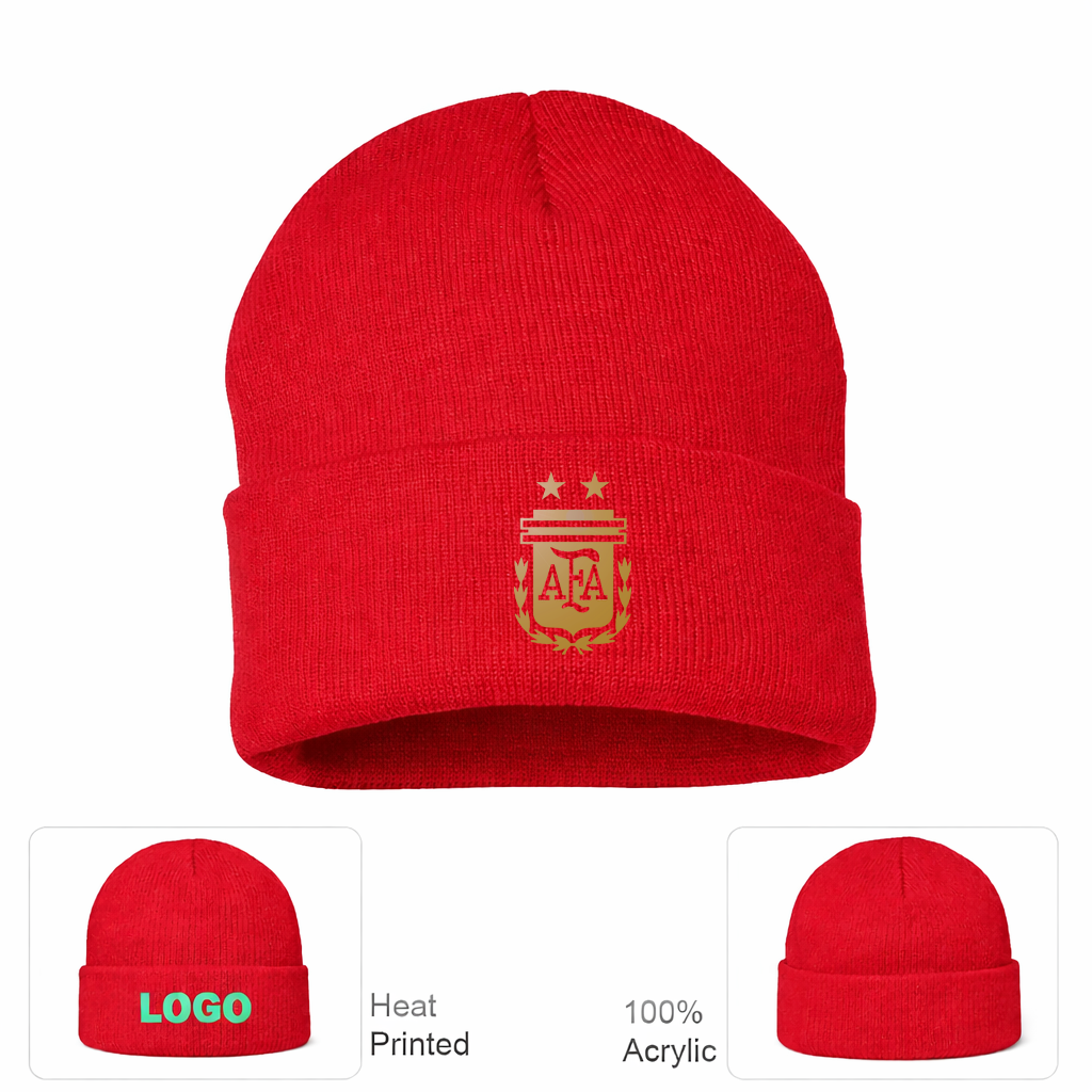 Argentina Soccer Beanie Hat