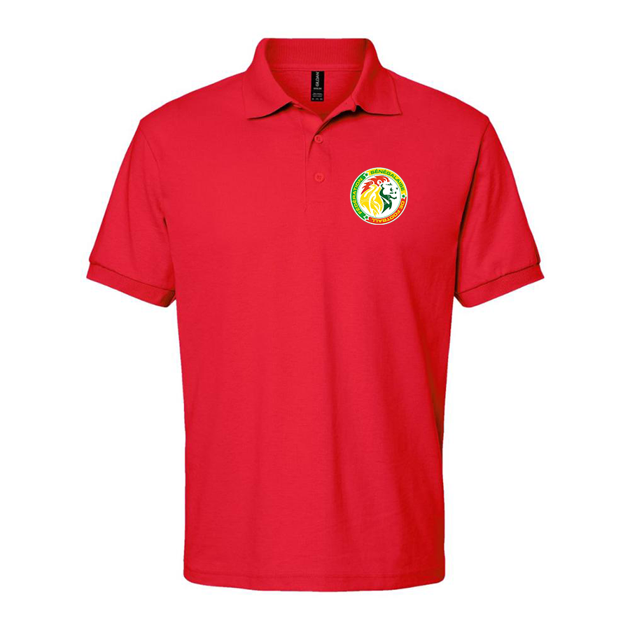 Men's Senegal National Soccer Team Dry Blend Polo