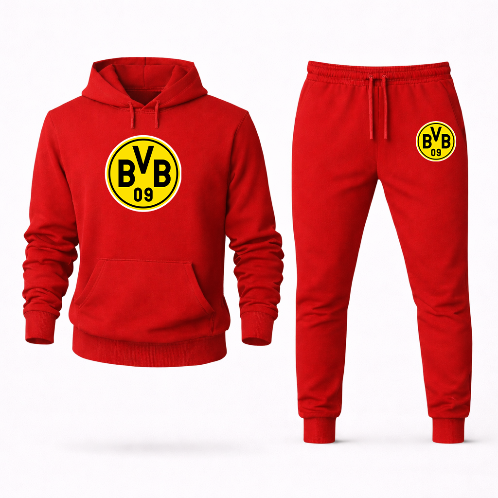 Men's Borussia Dortmund BVB FC Hoodie Joggers Set