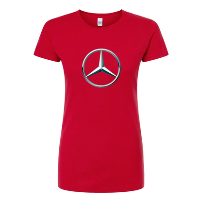 Women's Mercedes-Benz New Car Round Neck T-Shirt