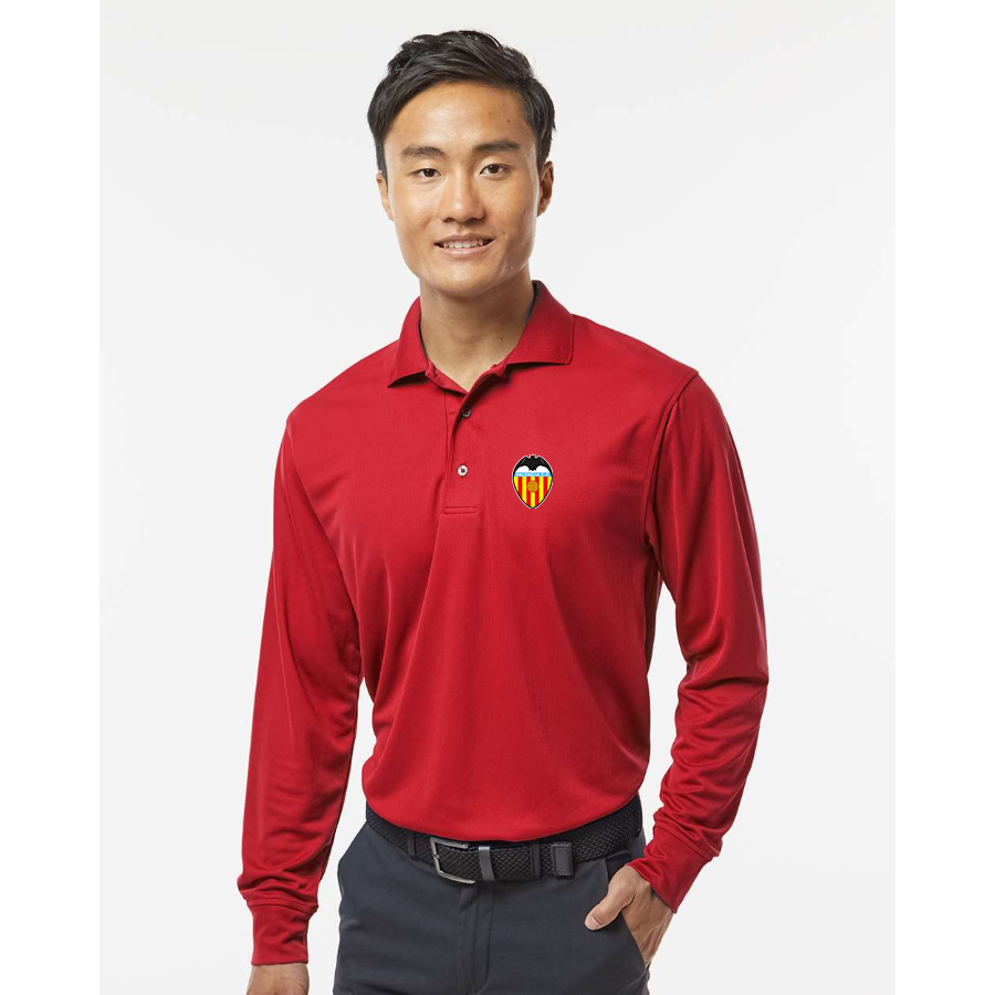 Men's Valencia FC - Paragon - Prescott Long Sleeve Polo - 110