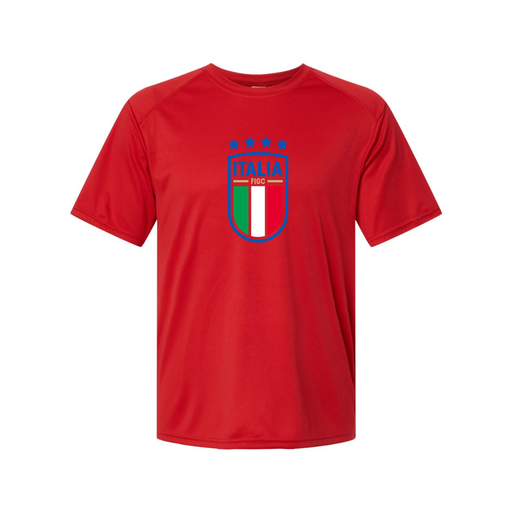 Men's Italy National Soccer Performance T-Shirt