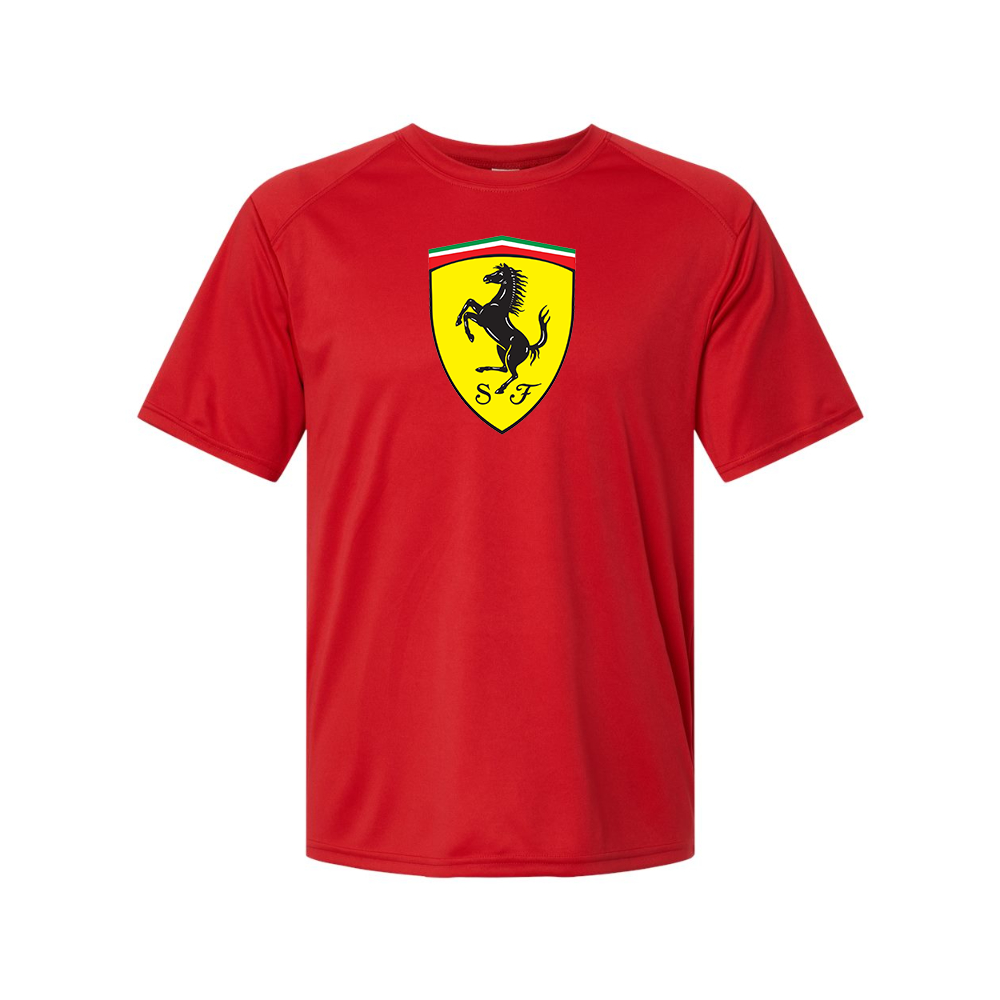 Men’s Ferrari Motorsport Car Polyester T-Shirt