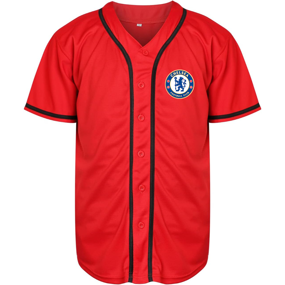 Men's Chelsea Soccer Baseball Jersey