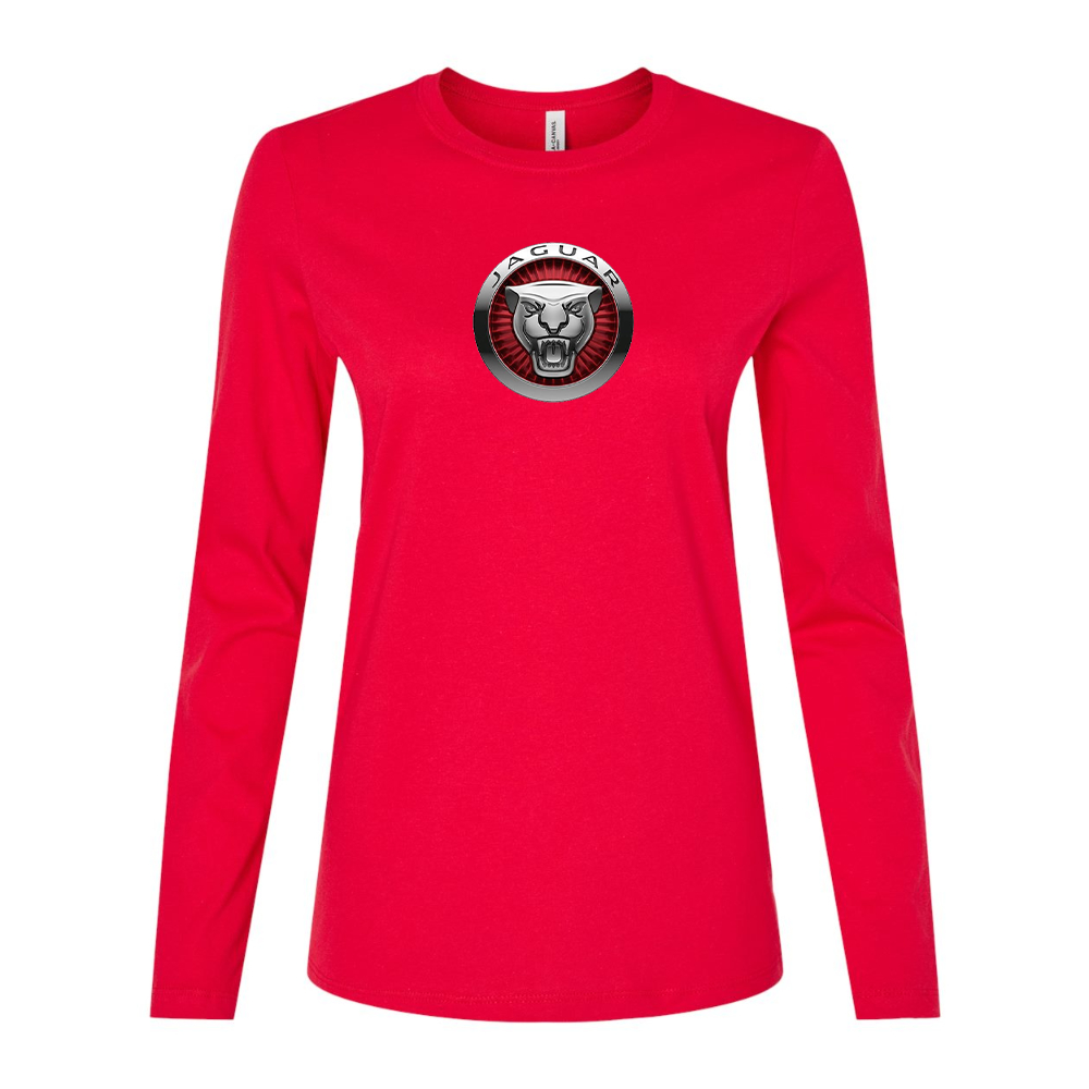 Women's Jaguar Motorsport Car Long Sleeve T-Shirt