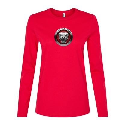 Women's Jaguar Motorsport Car Long Sleeve T-Shirt