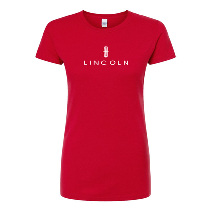 Women’s Lincoln Car Round Neck T-Shirt