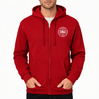 Men's Denmark Soccer Zipper Hoodie