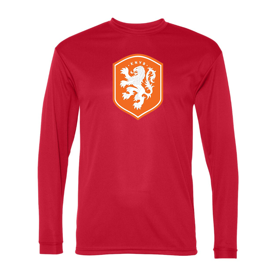 Men’s Netherlands National Soccer Team - C2 Sport - Performance Long Sleeve T-Shirt - 5104