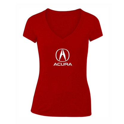 Women's Acura Car V-Neck T-Shirt