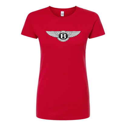 Women’s Bentley Motorsports Car Round Neck T-Shirt