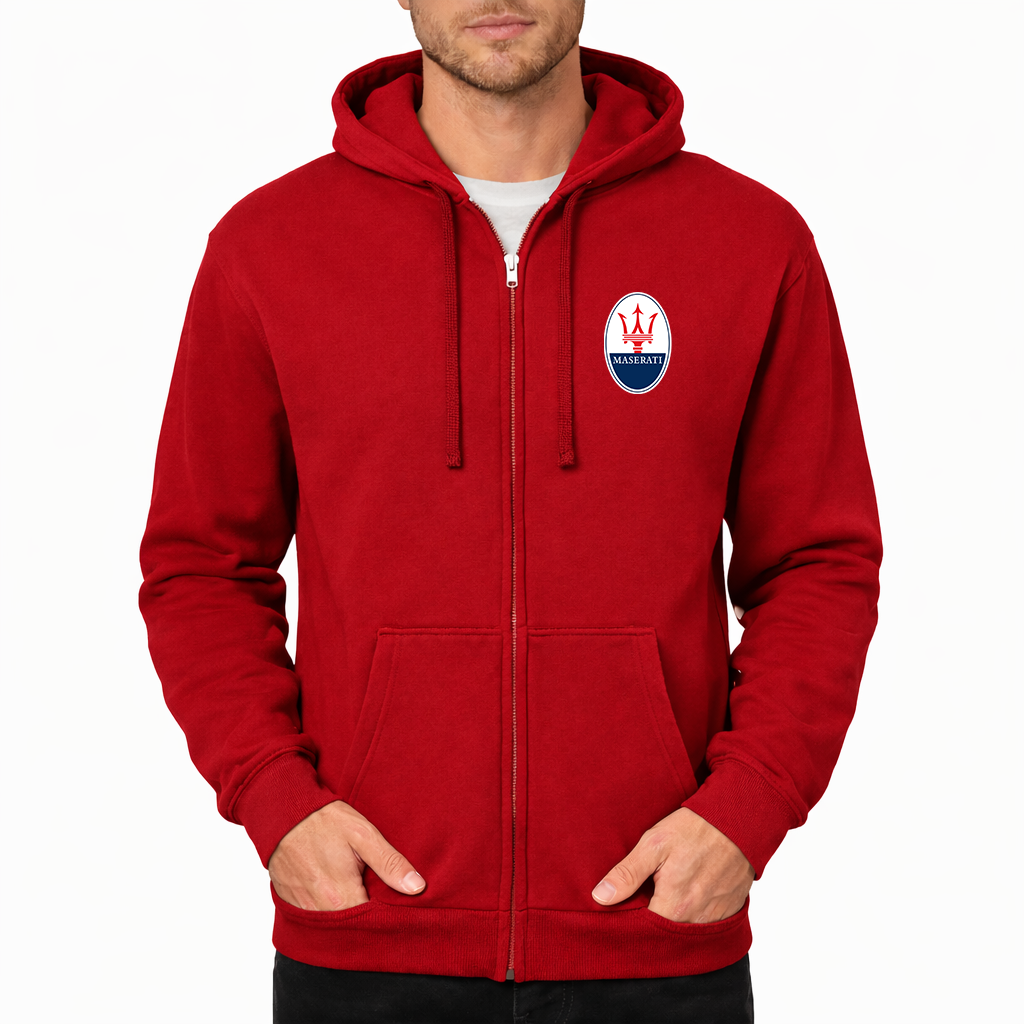 Men’s Maserati Car Zipper Hoodie