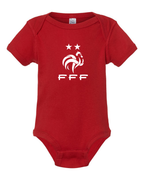Baby France Soccer Romper Onesie