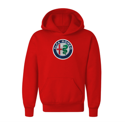 Youth Kids Alfa Romeo Car Pullover Hoodie