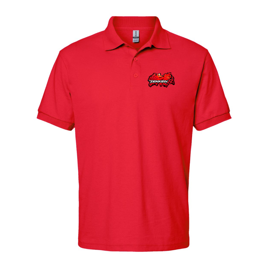Men's Tekken 8 Game PS5 Dry Blend Polo