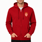 Men's AS Monaco FC Zipper Hoodie