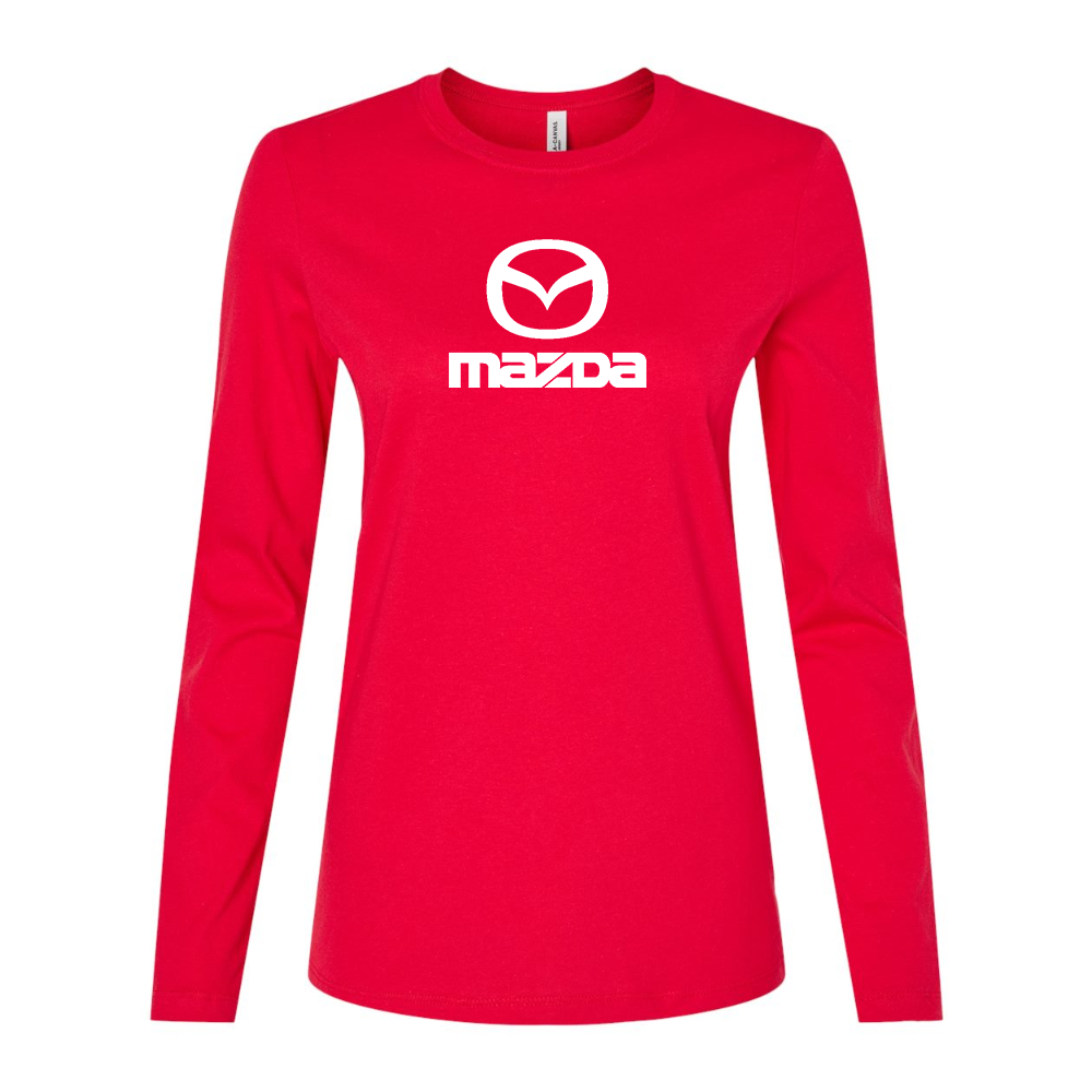 Women's Mazda Car Long Sleeve T-Shirt