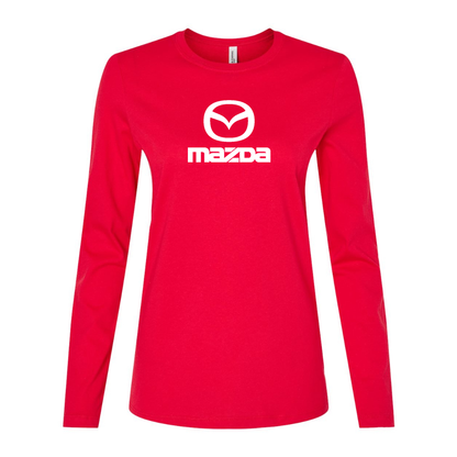 Women's Mazda Car Long Sleeve T-Shirt