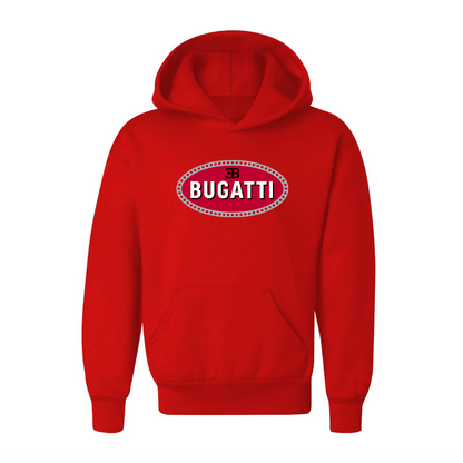 Youth Kids Bugatti Car Pullover Hoodie