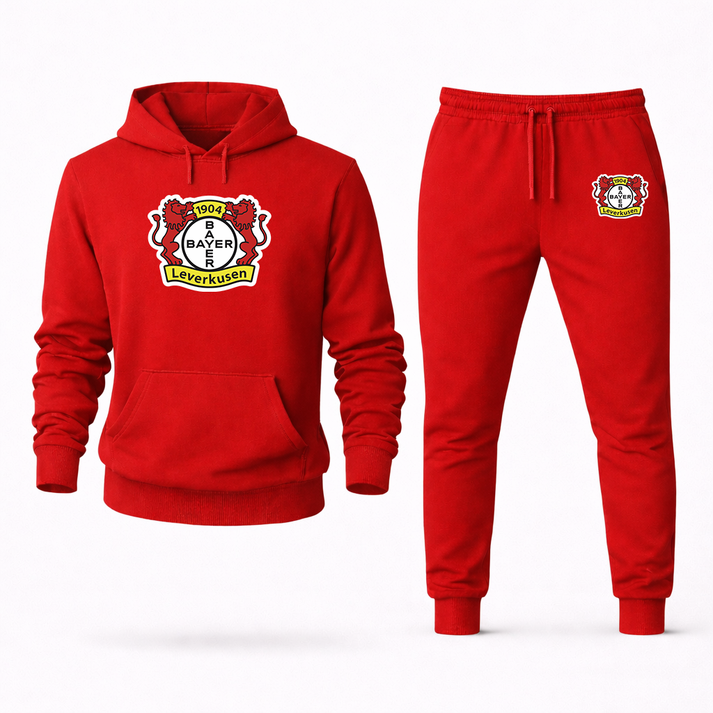 Men's Bayer Leverkusen FC Hoodie Joggers Set