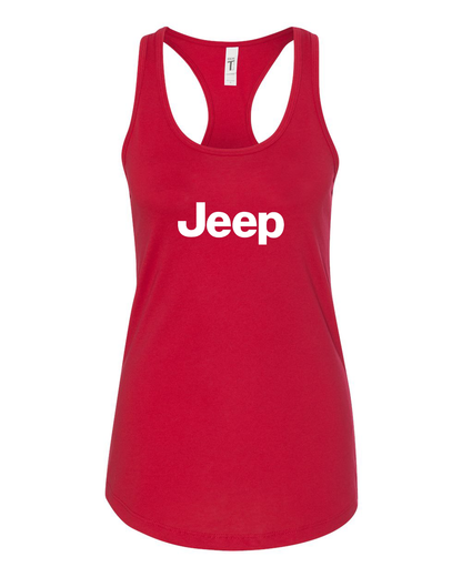 Women's Jeep Car Racerback Tank Top