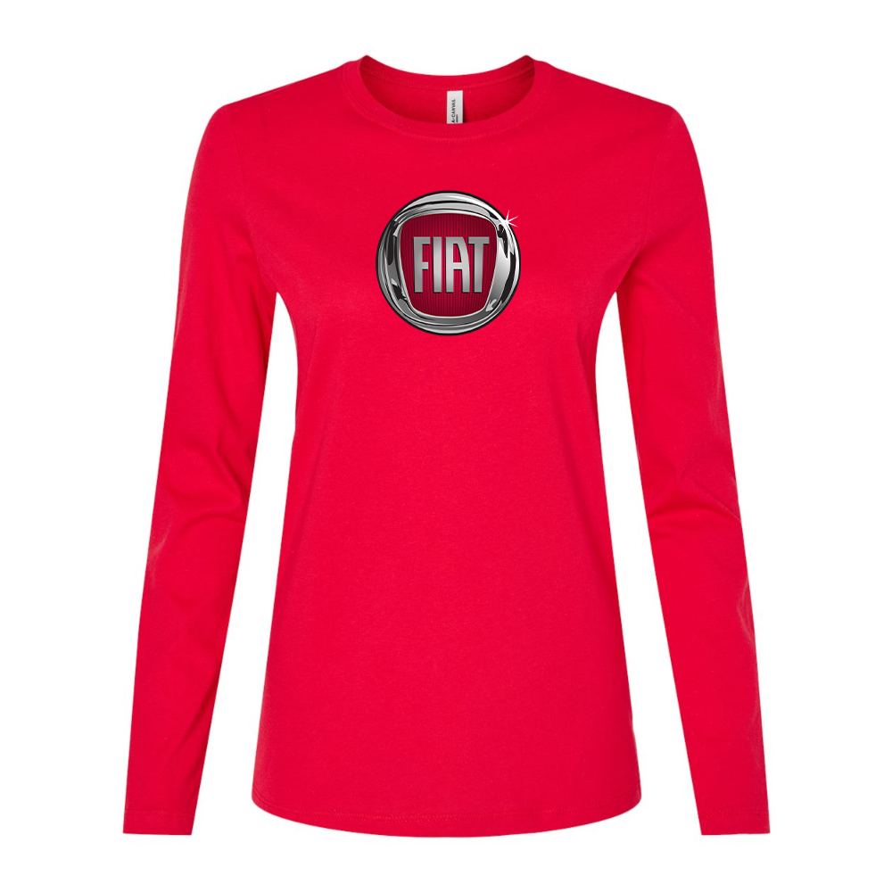 Women's Fiat Car Long Sleeve T-Shirt