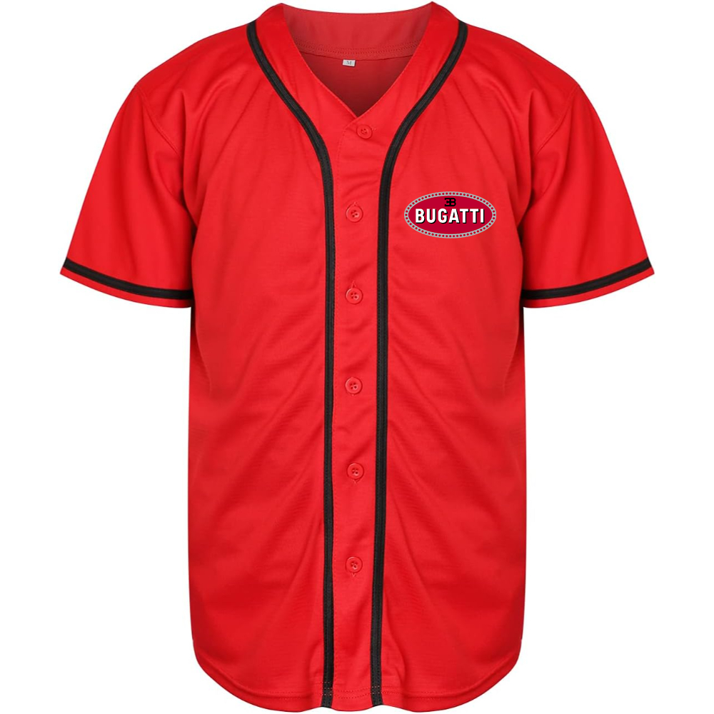 Men’s Bugatti Car Baseball Jersey