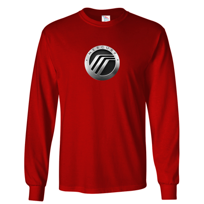 Youth Kids Mercury Car Long Sleeve T-Shirt