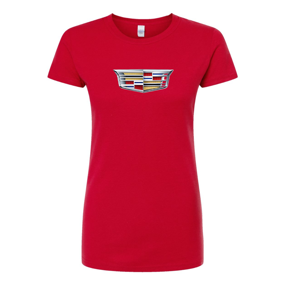 Women’s Cadillac Car Round Neck T-Shirt