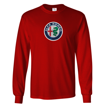 Men's Alfa Romeo Car Long Sleeve T-Shirt