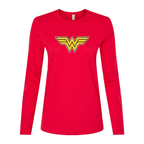 Women's Wonder Woman Superhero Long Sleeve T-Shirt
