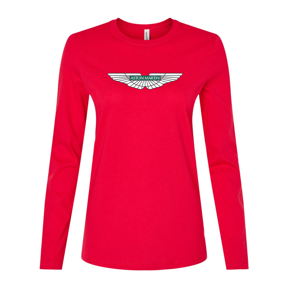 Women's Aston Martin Motorsports Car Long Sleeve T-Shirt