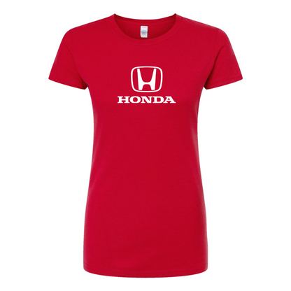 Women’s Honda Motorsport Car Round Neck T-Shirt