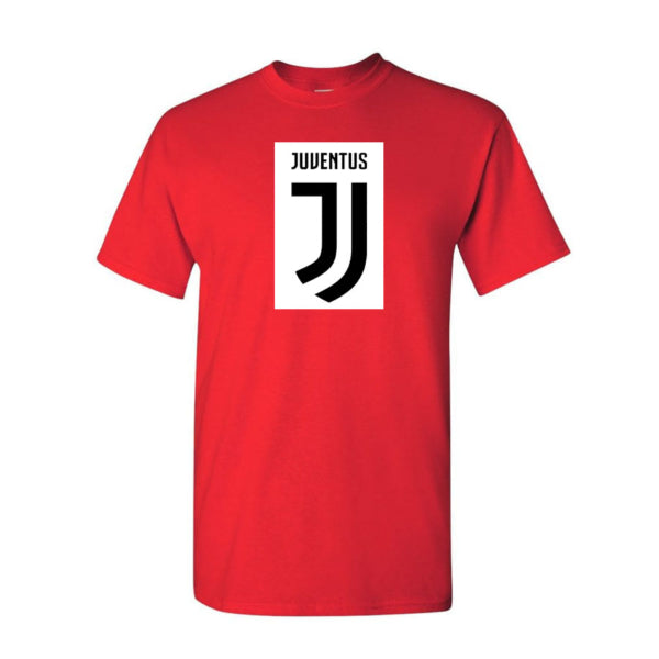 Youth Kids Juventus Soccer Cotton T-Shirt