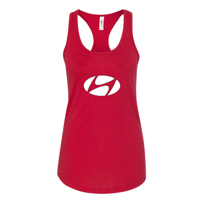 Women's Hyundai New Logo Car  Racerback Tank Top