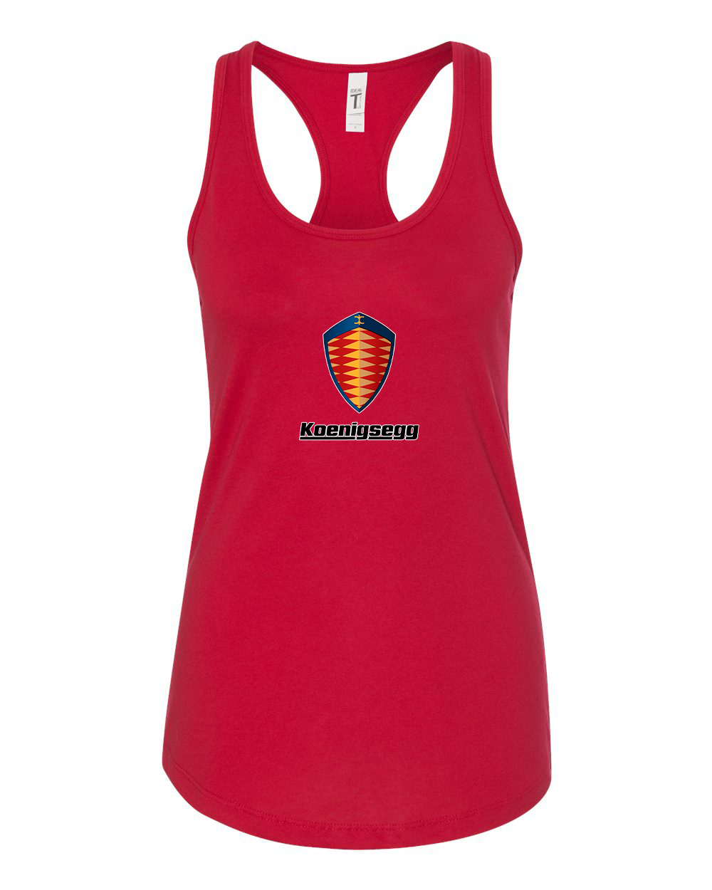 Women's Koenigsegg Car Racerback Tank Top