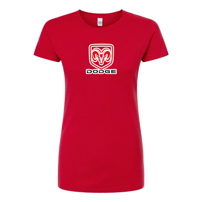 Women’s Dodge Car Round Neck T-Shirt