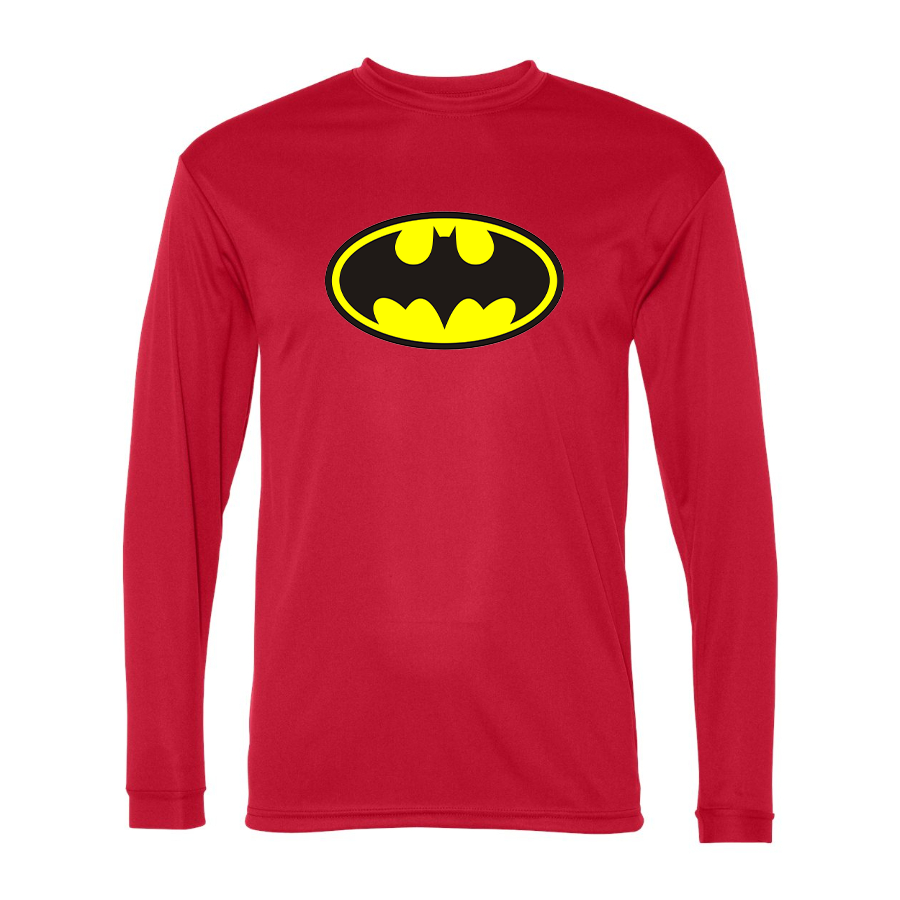 Men’s DC Comics Batman- C2 Sport - Polyester Long Sleeve T-Shirt - 5104