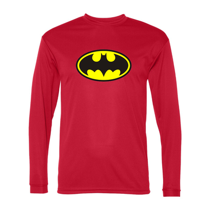 Men’s DC Comics Batman- C2 Sport - Polyester Long Sleeve T-Shirt - 5104